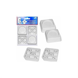 Антивибрационные подставки для стиральных машин и холодильников Мультидом МВ76-39 - фото 17083132