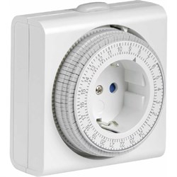 Механическая розетка-таймер IEK РТМ-3 - фото 17083177