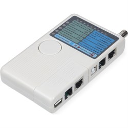 Тестер для витой пары коаксиала, телефона Cabeus HT-588CT - фото 17083270