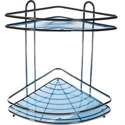 Угловая двухъярусная полка VANSTORE MODERN BLUE - фото 17085043