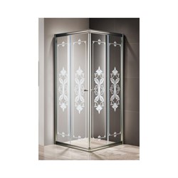 Душевой уголок Cezares GIUBILEO-A-2-100-SCORREVOLE-CP-Br - фото 17090518