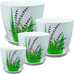 Комплект горшков Сады Аурики РС185 - фото 17093603