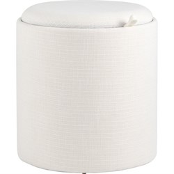 Пуф Стул Груп Хюгге S, с ящиком, рогожка белая - фото 17093633