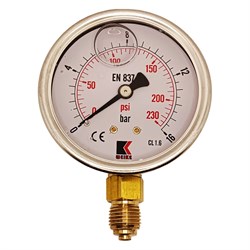 Радиальный глицериновый гидравлический виброустойчивый манометр АРКАИМ WKP1007 - фото 17095575