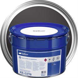 Грунт-эмаль Selkor ХВ-0278 черная 10 кг - фото 17102136