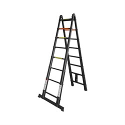 Телескопическая алюминиевая бытовая лестница-стремянка ROCKFORCE RF-UP250-M(54188) - фото 17103333