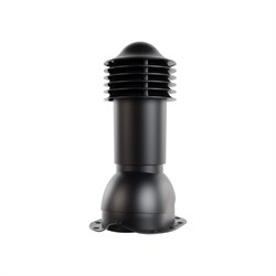 Утепленная вентиляционная труба для металлочерепицы Viotto 07.506.01.01.06.100.9005 - фото 17106697