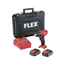 Двухскоростной аккумуляторный шуруповерт FLEX DD 2G 10.8-LDBC/2.5 - фото 17107157