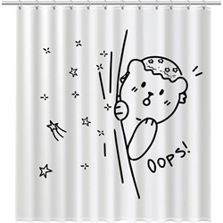 Шторка для ванной FIXSEN TEDDY Oops - фото 17110400