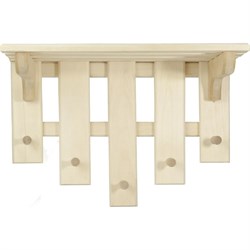 Полка-вешалка Банная линия Треугольник - фото 17111270