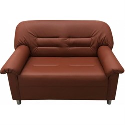 Двухместный кушетка Мягкий Офис с механизмом паприка - фото 17112203