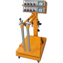 Двупостовая установка порошковой окраски Teslatech Tesla 201V - фото 17112360