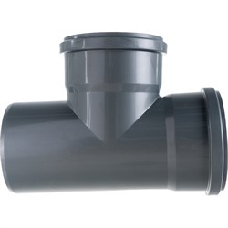 Канализационный тройник АТЛАС ПЛАСТ SPCT90110110 - фото 17113317