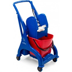 Пластиковая многофункциональная уборочная тележка filmop 7961A/I - фото 17114882