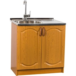 Тумба SANTREK 80*50 дуб-рустик (2 дверцы) фасад МДФ - фото 17117706