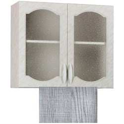 Шкаф для посуды SANTREK 80 Сакура (со стеклом) фасад МДФ - фото 17118321