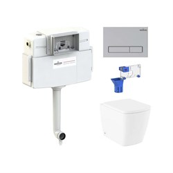 Приставной унитаз Lavinia Boho Aveo Rimless - фото 17121875