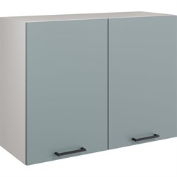 Шкаф навесной Атмосфера 80см с двумя дверцами Simple В800 Пыльный зеленый/ Белый - фото 17123020