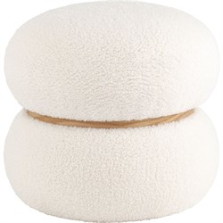 Пуф Стул Груп Полли S, тедди, белый - фото 17123028