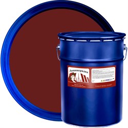 Универсальная эмаль ЛЕНИНГРАДКА 25 кг кр.-коричневая - фото 17131642