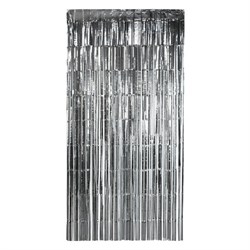 Дождик-занавес для праздника и фотозоны, длина 2 м, ширина 1 м, серебристый, ЗОЛОТАЯ СКАЗКА, 592049 - фото 17137764