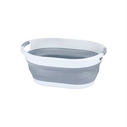 Силиконовый складной тазик SANTRADE SM-PR139/GY - фото 17149177