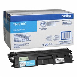 Картридж лазерный BROTHER (TN910C) HL-L9310CDW/MFC-L9570CDW, голубой, оригинальный, ресурс 9000 страниц - фото 17163039
