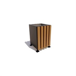 Уличная урна 7 скамеек Компаньон - фото 17165198