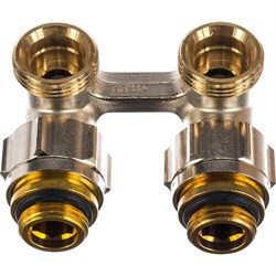 Угловой H-образный запорно-присоединительный узел OVENTROP Multiflex F - фото 17167292