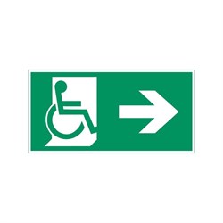 Пиктограмма для аварийно-эвакуационного светильника giant/vision/twofold/evade VARTON V5-EM03-60.003.030 - фото 17167860