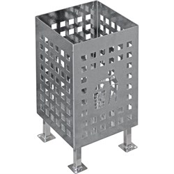 Урна Комплект-Агро Сити 24 л хром - фото 17169835