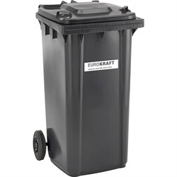 Большой пластмассовый контейнер для мусора EUROKRAFTpro 233137 - фото 17171812