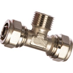 Соединительный тройник для трубопровода ЗУБР 51404-16-1/2 - фото 17174077