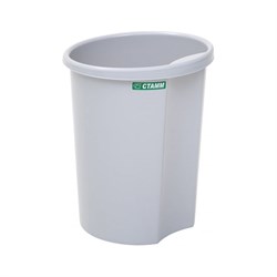Цельная корзина для бумаг Стамм КР12 - фото 17174255