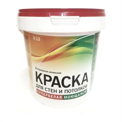 Латексная моющаяся морозостойкая интерьерная краска Virtuoso V-13 L - фото 17177017
