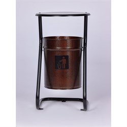 Уличная металлическая урна ПРОФМЕТСТИЛЬ 641 - фото 17178731