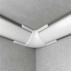 Угловой соединитель для углового профиля для светодиодной ленты Geniled 12201_white_ch - фото 17194372