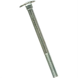 Мебельный болт МЕТИЗНЫЙ ДВОР 6x65 DIN603 (100 шт.) - фото 17207564