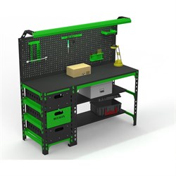 Металлический стол ООО Металекс серия SUN 750x1600x600 мм - фото 17209175