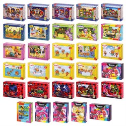 Пазлы картонные 54 элемента "Лицензионные сюжеты", КОМПЛЕКТ 30 шт., поле 17,5х13 см - фото 17216823