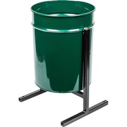 Круглая уличная урна ООО КЗНМ Эконом - фото 17217293