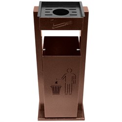 Уличная урна ПРОФМЕТСТИЛЬ 1077 - фото 17217791