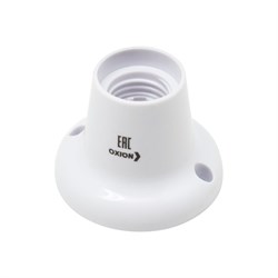 Патрон-стойка Oxion PVC-H005WH-E27 - фото 17218542