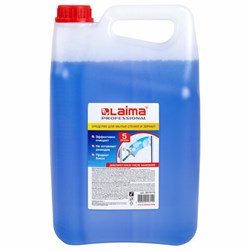 Средство для мытья стекол и зеркал 5 л, LAIMA PROFESSIONAL, 601610 - фото 17225664