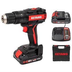 Аккумуляторная ударная дрель-шуруповерт KEYANG DM18BL-W (Set) - фото 17228341