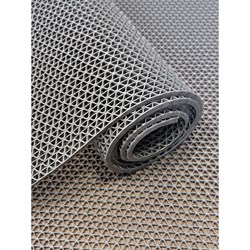 Покрытие противоскользящее для бассейна и бани QUINGDAO TOPLIT ZigZag_09х15grey - фото 17228397