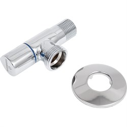 Кран угловой для стиральной и посудомоечной машины Sankom blue - фото 17232279