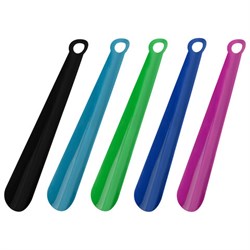 Ложка (рожок) для обуви МЕТАЛЛИЧЕСКАЯ 30 см, 5 цветов, ассорти, SHEGRA (ШЕГРА), 702504 - фото 17246348