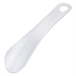 Ложка (рожок) для обуви ПЛАСТИКОВАЯ 15 см, БЕЛАЯ, WBZ (ВБЗ) SHOES, 702520 - фото 17246350