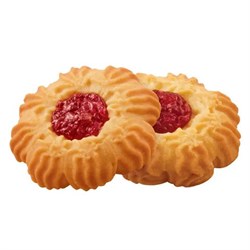 Печенье ЯШКИНО "Курабье с вишнёвым джемом" сдобное, гофрокороб 4 кг, ЯП815 - фото 17248583